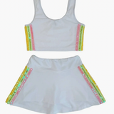 Lola & the Boys Rainbow Sequin Tennis Set