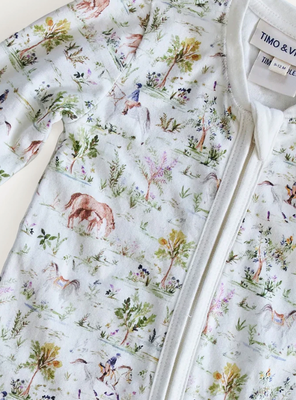 Timo Hunter Pace Horse Footie Skipper & Scout 