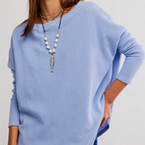 Free People Latte Blues Solid Thermal