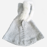 The Blueberry Hill Poncho w Faux Fur