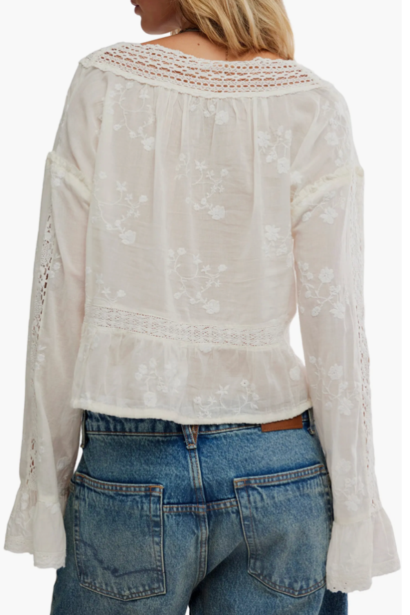 Free People Sweet Love Blouse Skipper & Scout 