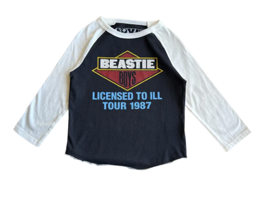 Rowdy Sprout Beastie Boys License to Ill Raglan Tee Skipper & Scout 
