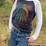 Rowdy Sprout Grateful Dead 60 Years Raglan Tee