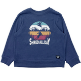 Feather 4 Arrow Shred Hacci Pullover
