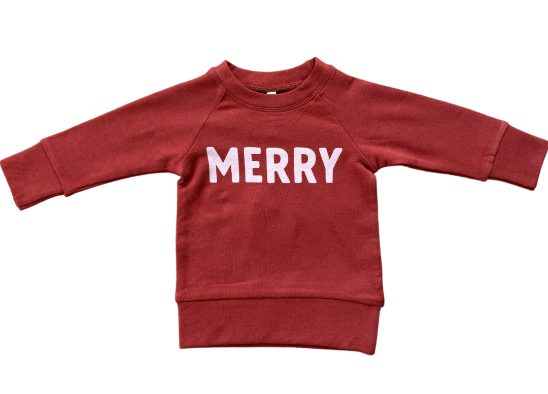 babysprouts Merry Raglan Sweatshirt Skipper & Scout 