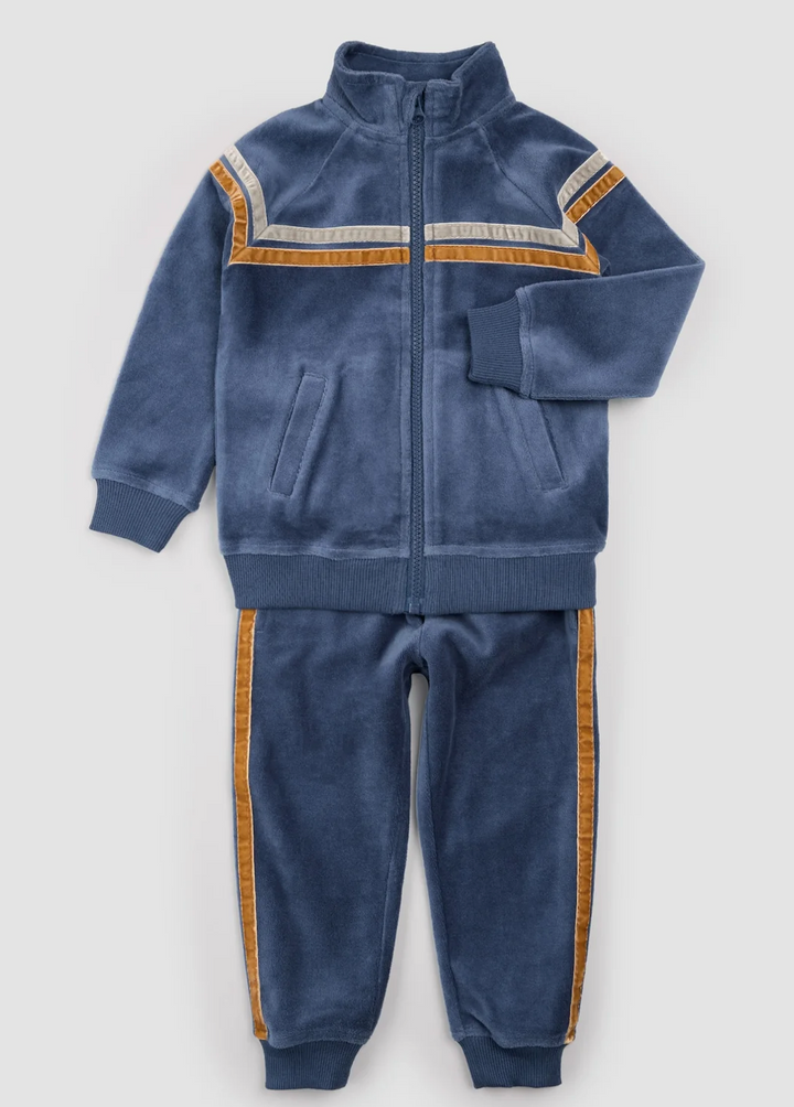 Miles Baby Velour Tracksuit Skipper & Scout 
