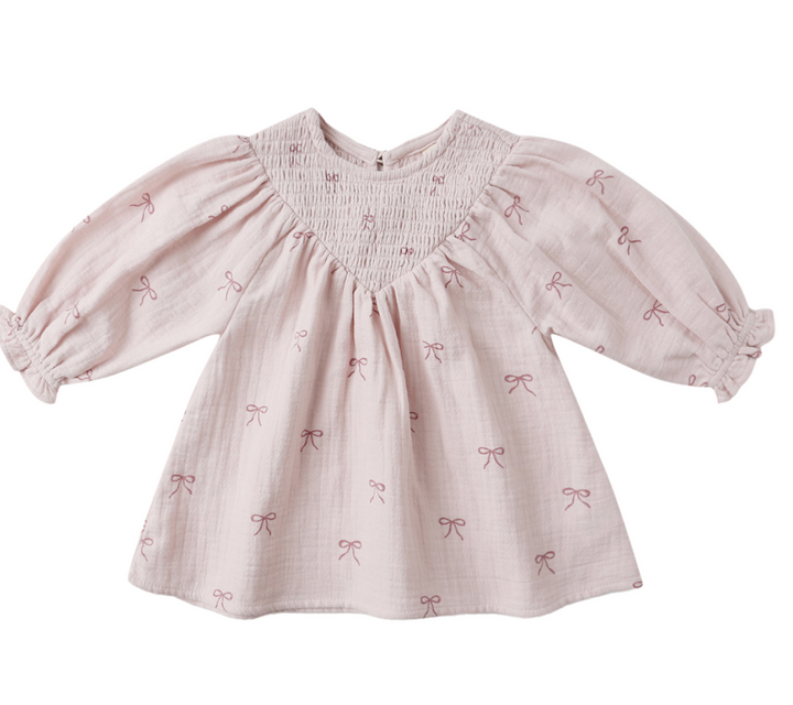 Quincy Mae Bows Smocked Dress Skipper & Scout 