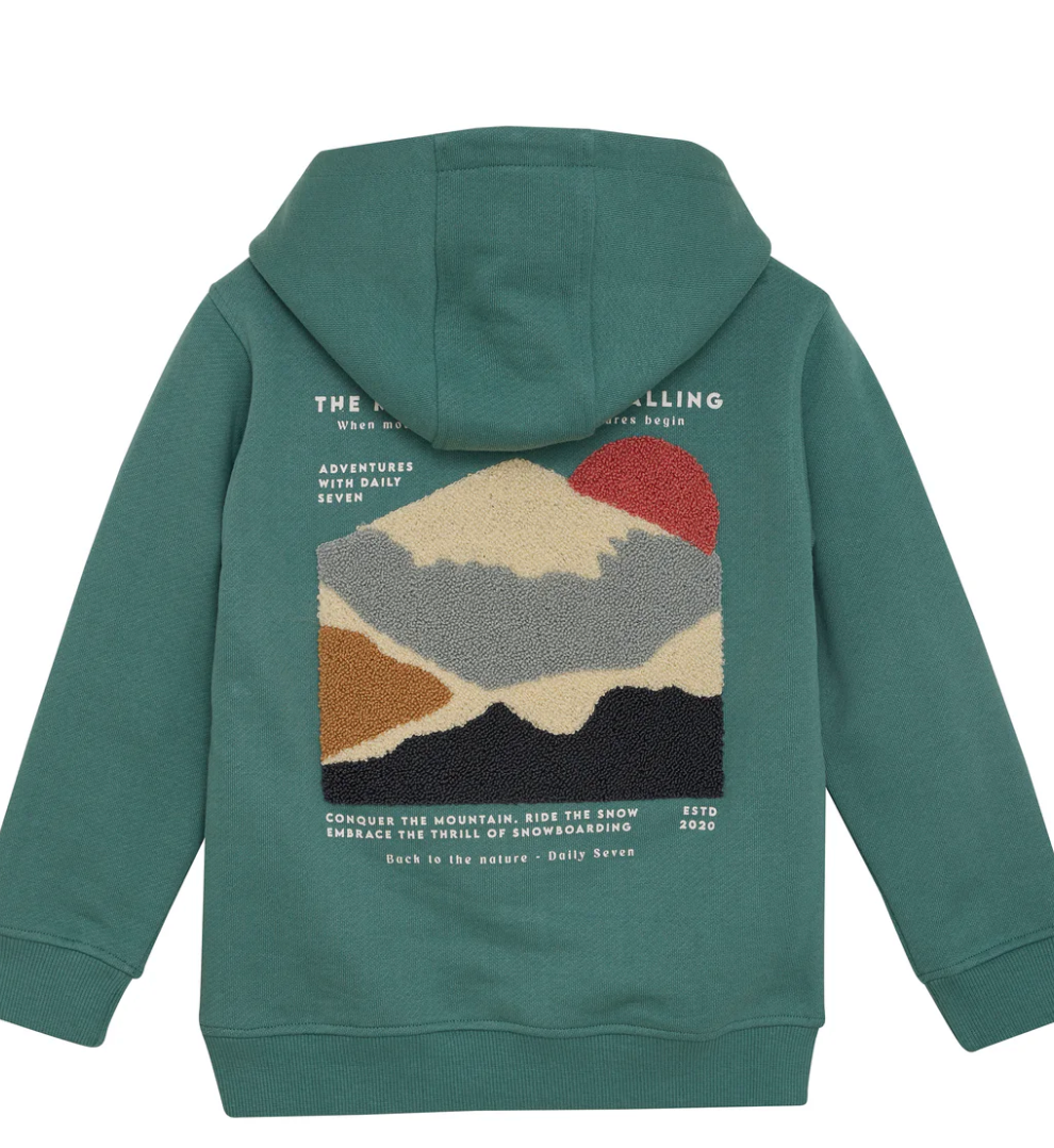 Daily Seven Back Print Hoodie Skipper & Scout 