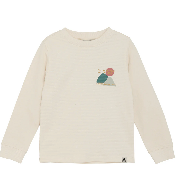 Daily Seven LS Chest Print Tee Skipper & Scout 
