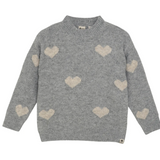 Daily Seven Heart Knit Sweater