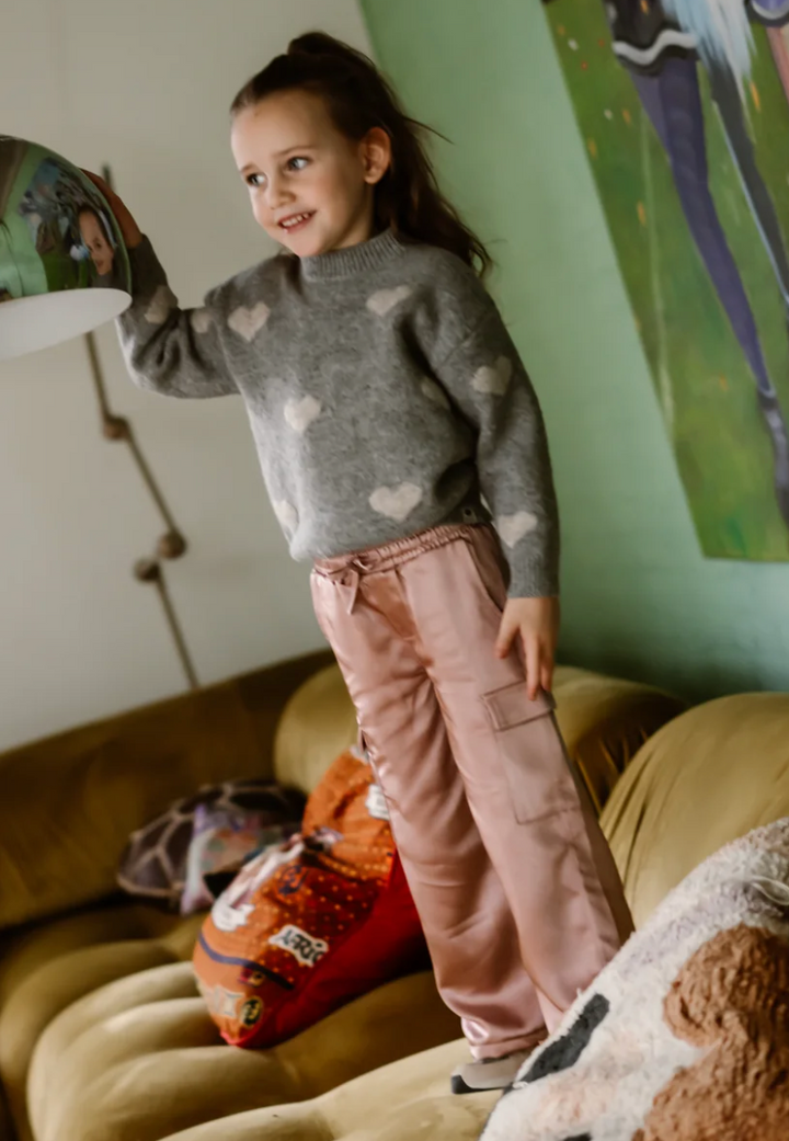 Daily Seven Heart Knit Sweater Skipper & Scout 