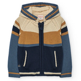 Boboli Knit Button Down hoodie