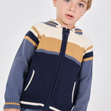 Boboli Knit Button Down hoodie
