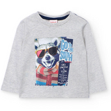 Boboli boy's L/S Raccoon Tee
