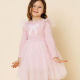 Petite Hailey Jewel Bow Tutu Dress