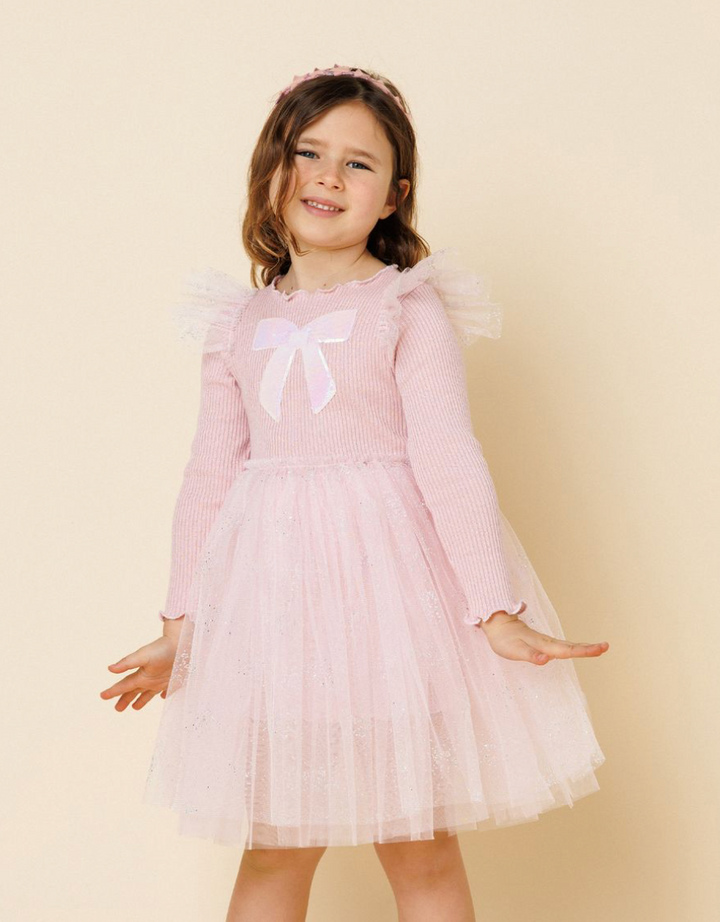 Petite Hailey Jewel Bow Tutu Dress Skipper & Scout 