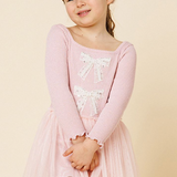 Petite Hailey Glitter Bows Dress