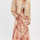 Free People Rowan Floral Maxi Skirt