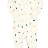 TunTun Double Zip Footie