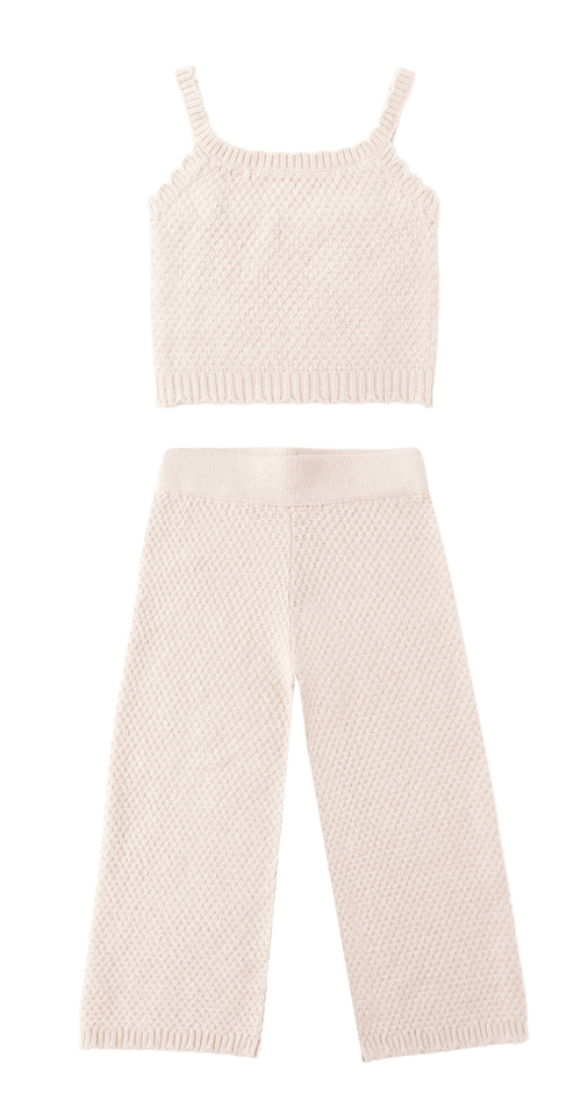 Rylee + Cru Heathered Knit Lounge Set Skipper & Scout 