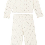 Rylee + Cru Ditsy Ribbed LS Top/Legging SET