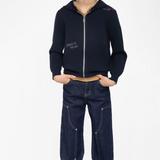 Zadig & Voltaire Embroidered Zip Hoodie