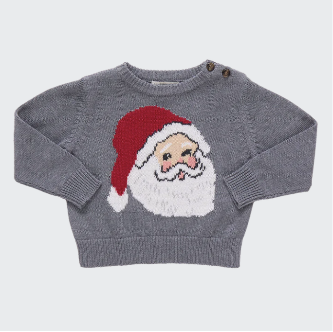 Pink Chicken Oliver Santa Sweater Skipper & Scout 