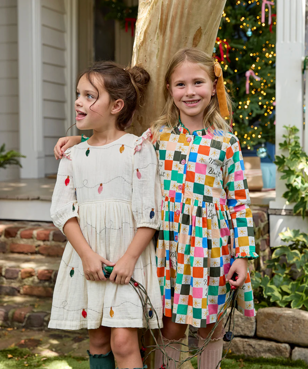 pink chicken brooke dress Pink Chicken Girls Brooke Dress- Multi Bow