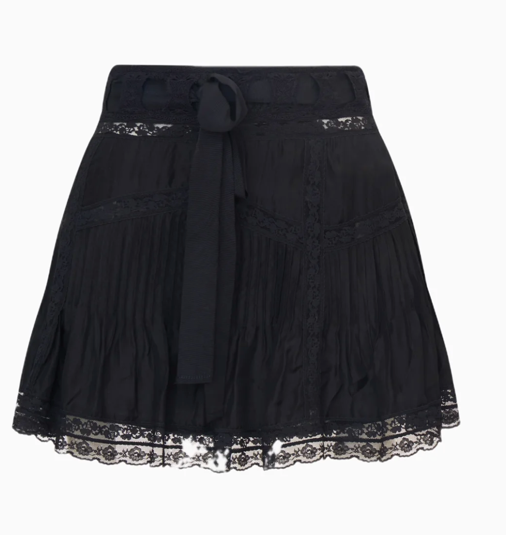 Love Shack Willia Lace Detail Skirt Skipper & Scout 