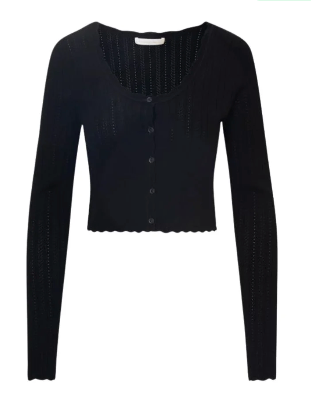 Love Shack Martti Stretch Pointelle Cardigan Skipper & Scout 