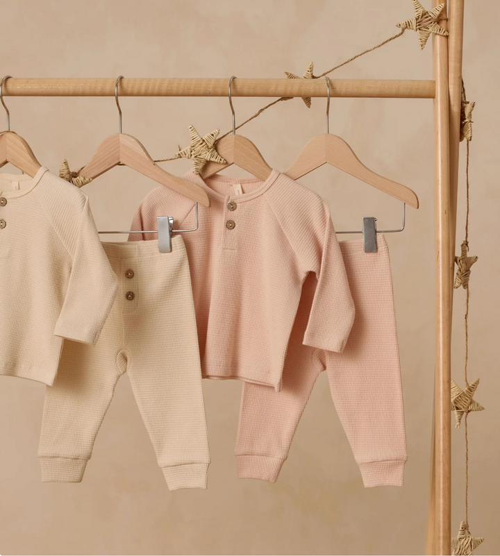 Quincy Mae Henley Knit Top/Legging SET Skipper & Scout 