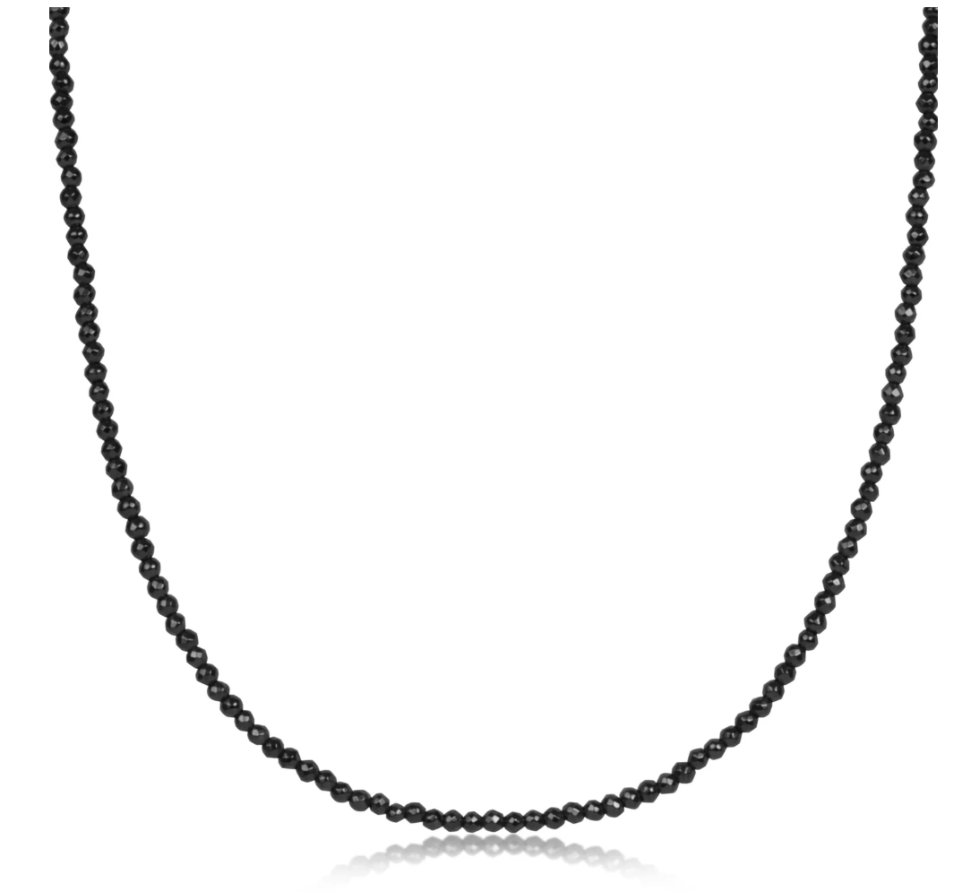 enewton 15" choker faceted Hematite 2mm bead Skipper & Scout 