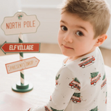 Petit Lem Festive Cars PJ Set