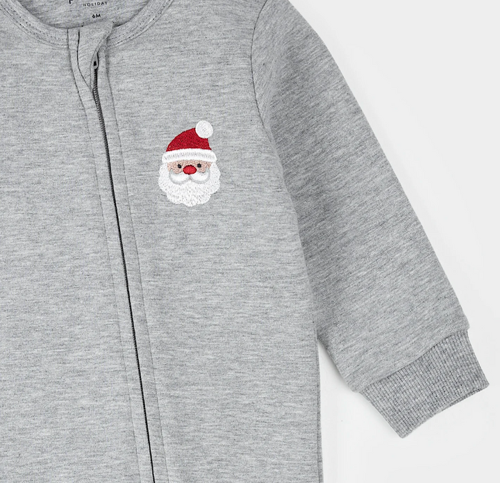 Petit Lem Santa Baby Fleece Playsuit Skipper & Scout 