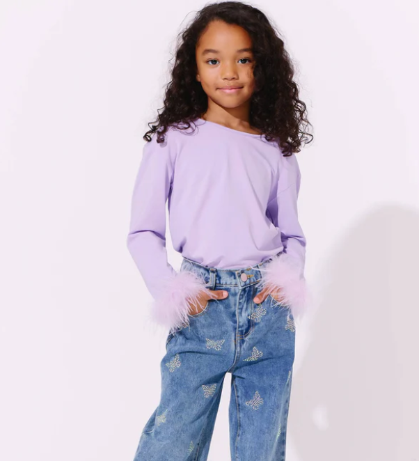 Lola & the Boys Crystal Butterfly Jeans Skipper & Scout 