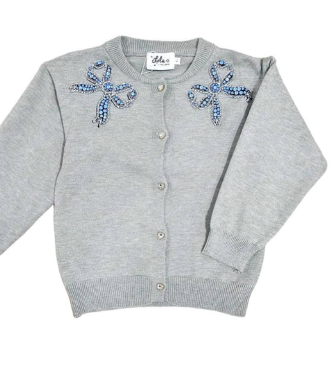 Lola & The Boys Gems Bow Cardigan Skipper & Scout 