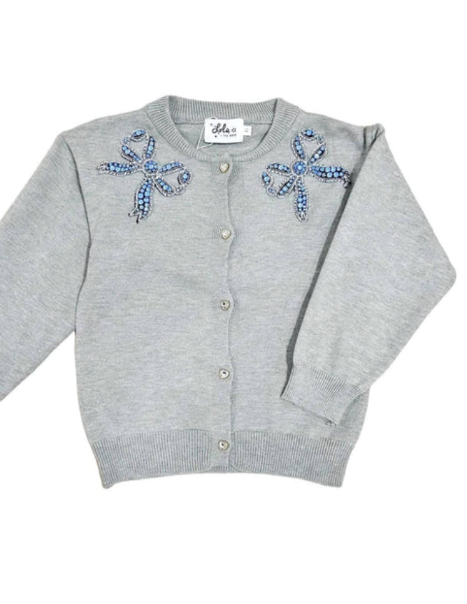 Lola & The Boys Gems Bow Cardigan Skipper & Scout 