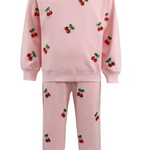 Lola & the Boys Cherry Berry Jogger Set Skipper & Scout 