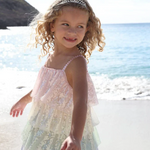Lola & the Boys Rainbow Sequin Tiered Dress Skipper & Scout 