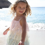 Lola & the Boys Rainbow Sequin Tiered Dress Skipper & Scout 