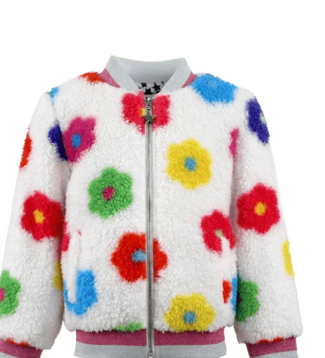 Lola & the Boys Rainbow Daisy Bomber Skipper & Scout 