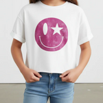 Prince Peter Happy Face Foil Crop Tee Skipper & Scout 