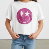 Prince Peter Happy Face Foil Crop Tee Skipper & Scout 