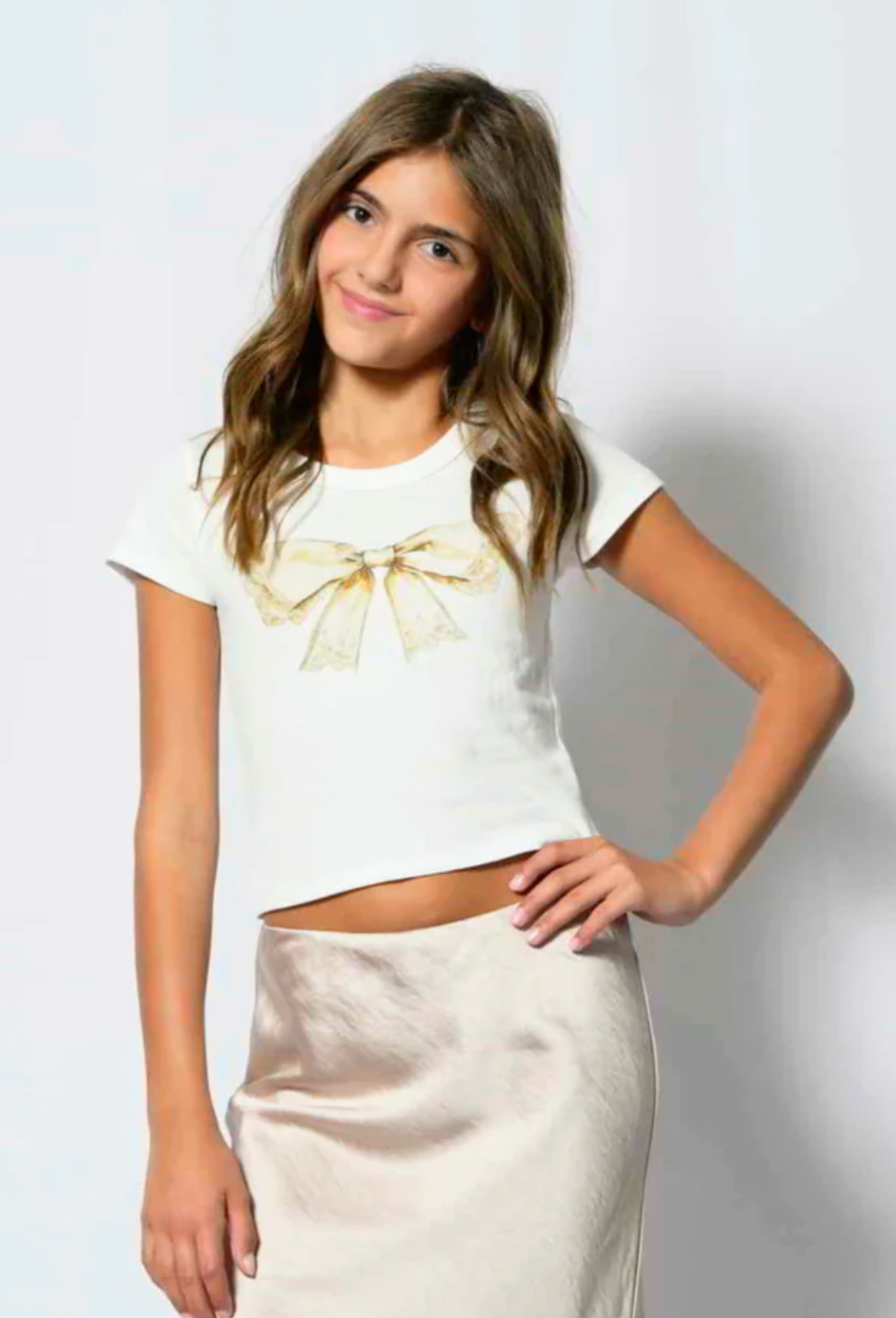 KatieJNYC Vintage Bow Tee