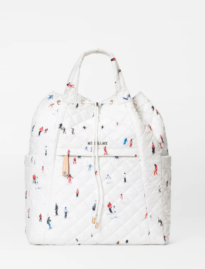 MZ Wallace Metro Convertible Backpack - Dede Skier Print