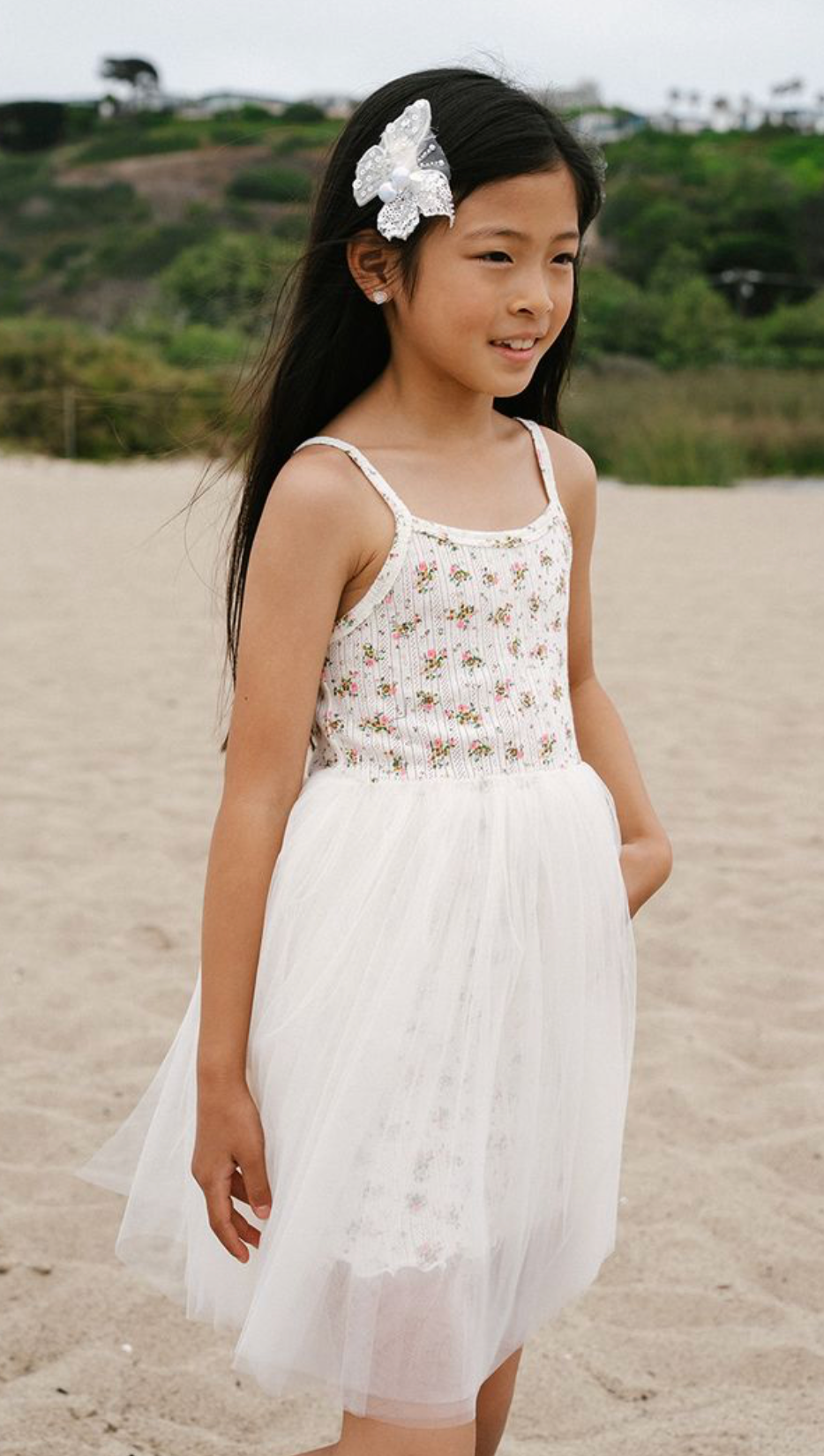 Petite Hailey Iris Floral Tutu Dress