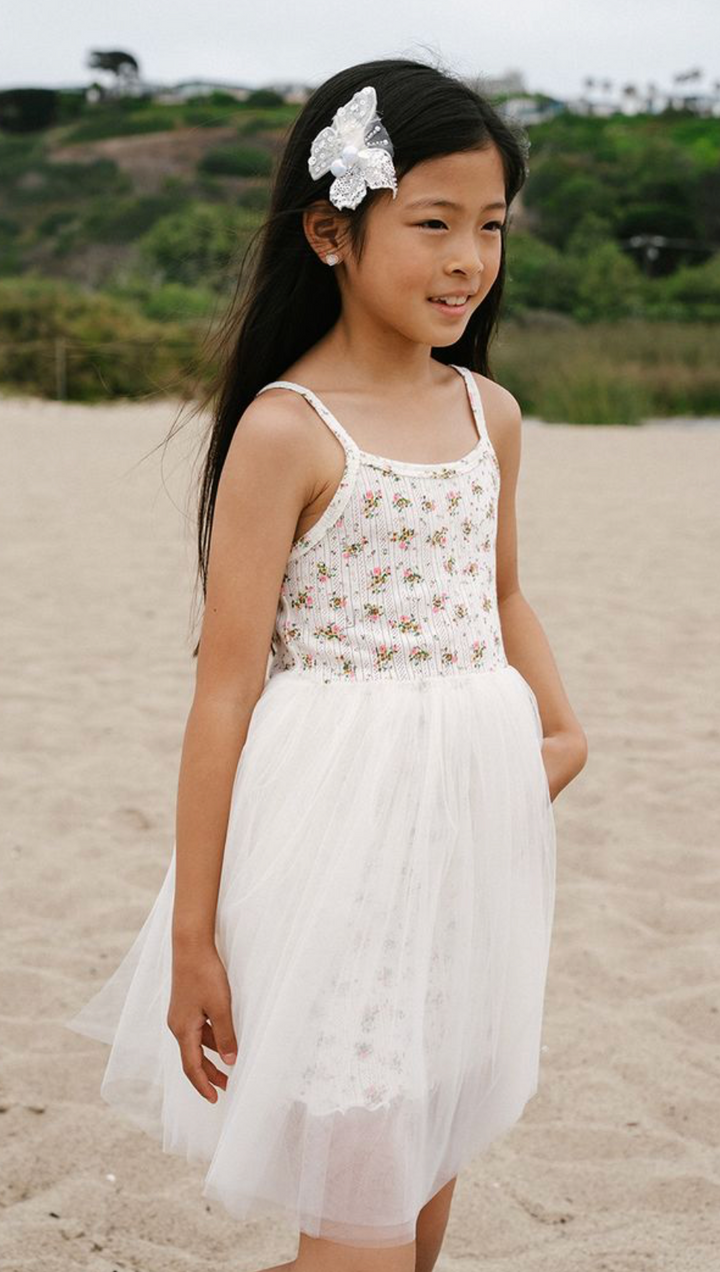 Petite Hailey Iris Floral Tutu Dress