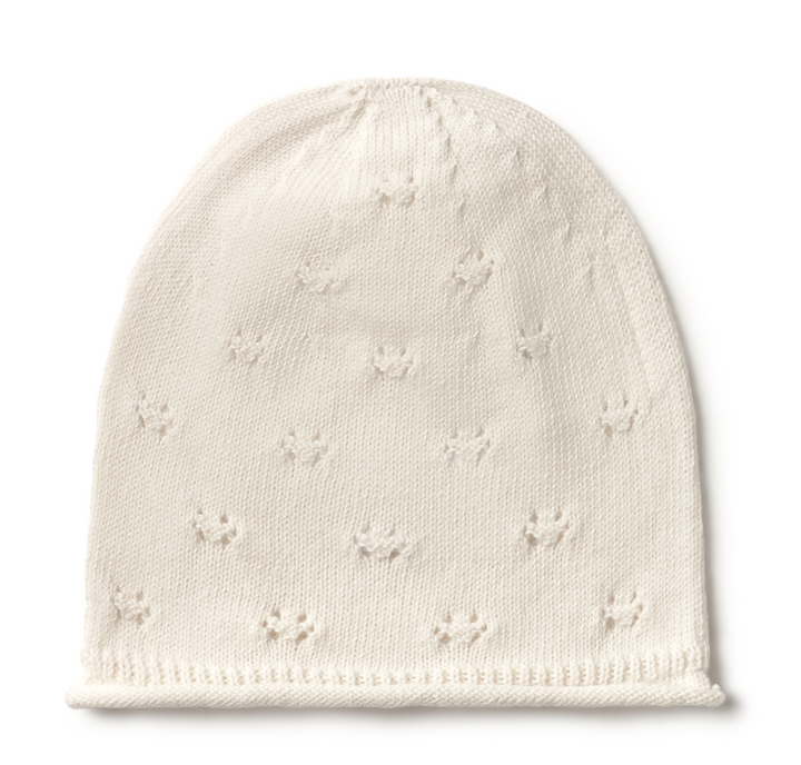 Li + Me Zas Pointelle Knit Hat