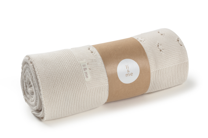 Li + Me Guiui Pointelle Knit Blanket