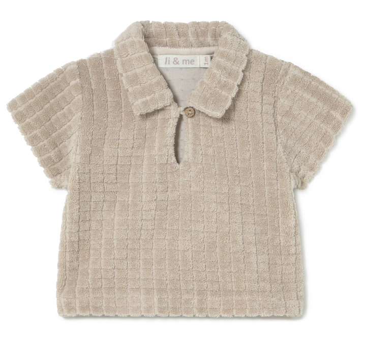 Li + Me Nathen Terry Polo/Theo Shorts SET